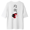 T-Shirt Koi Frontprint - Oversize Shirt