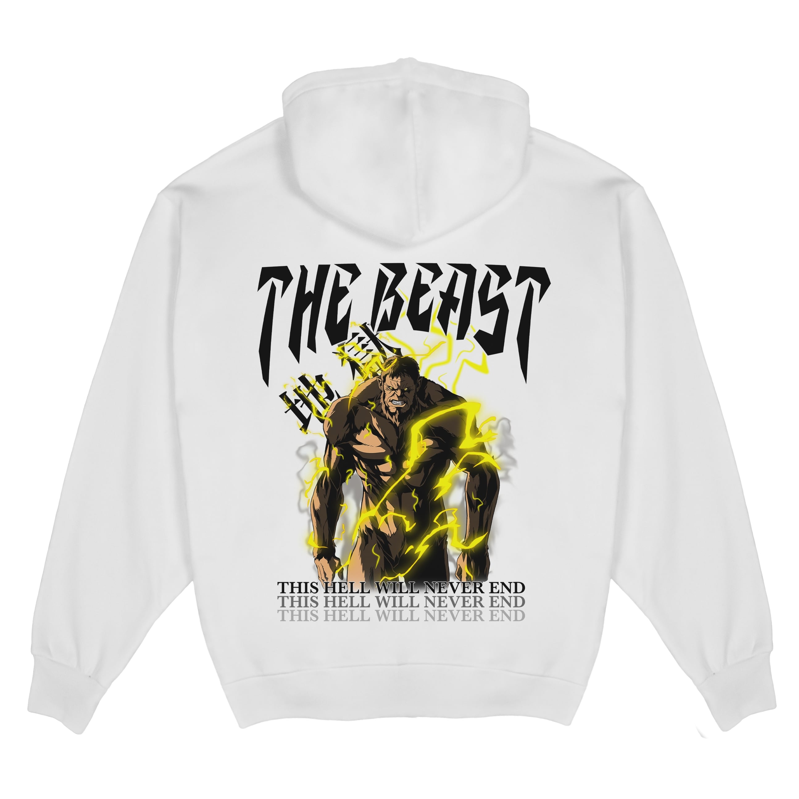 Ape Titan The Beast X Gym V1 - Heavy Cotton Oversize Hoodie