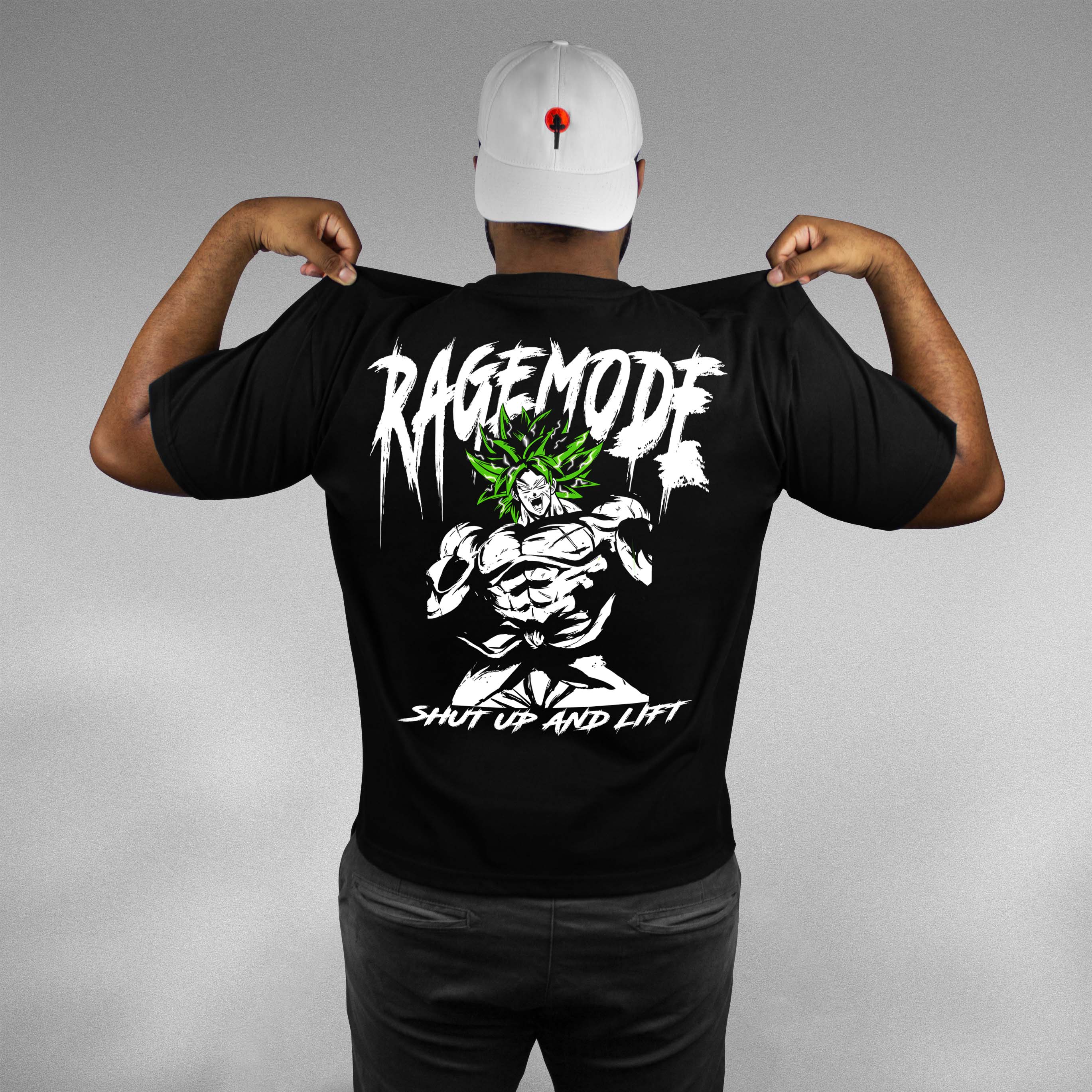 Broly Ragemode X Gym V1 Heavy Oversize Shirt - Backprint