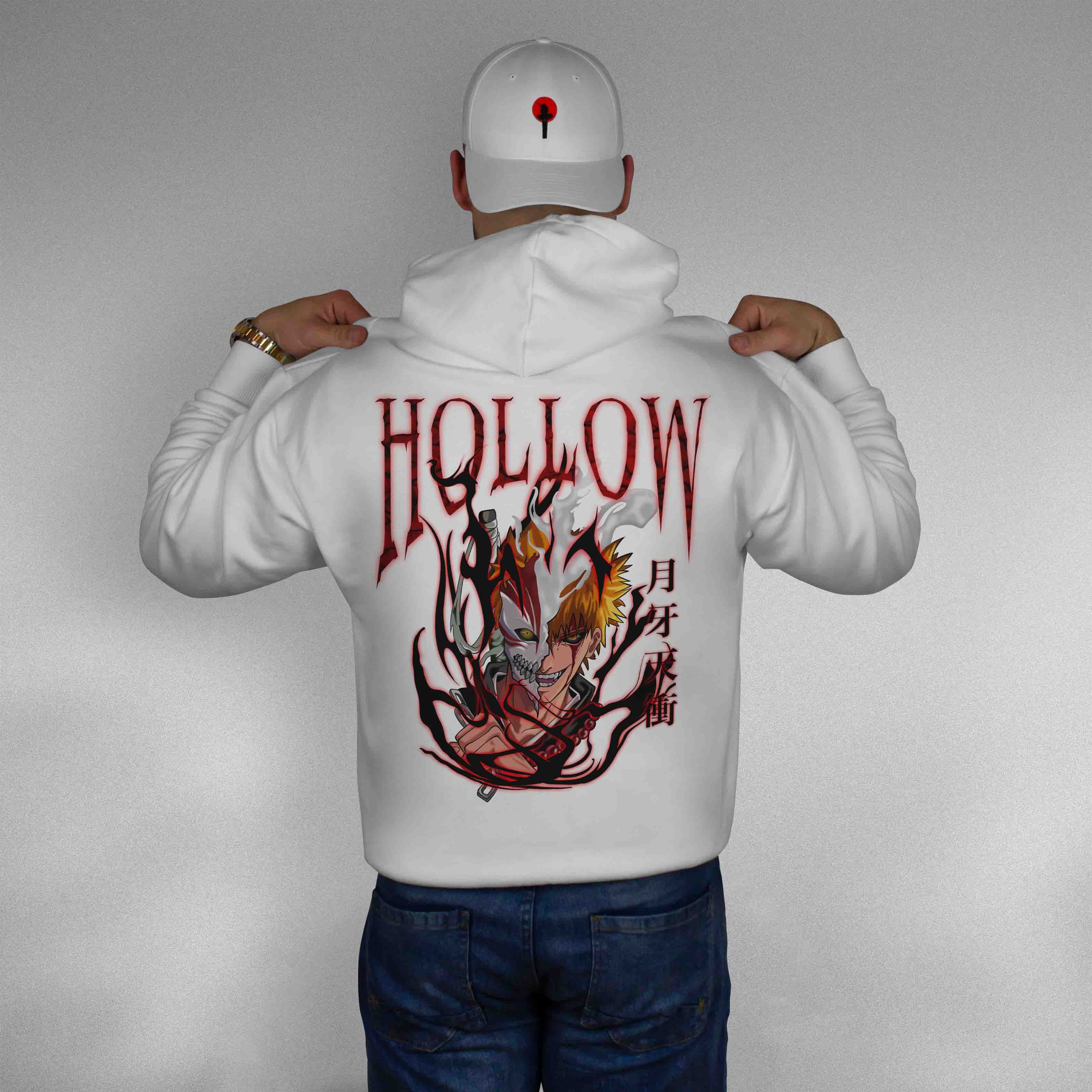 Ichigo Hollow X Gym V2 - Heavy Cotton Oversize Hoodie