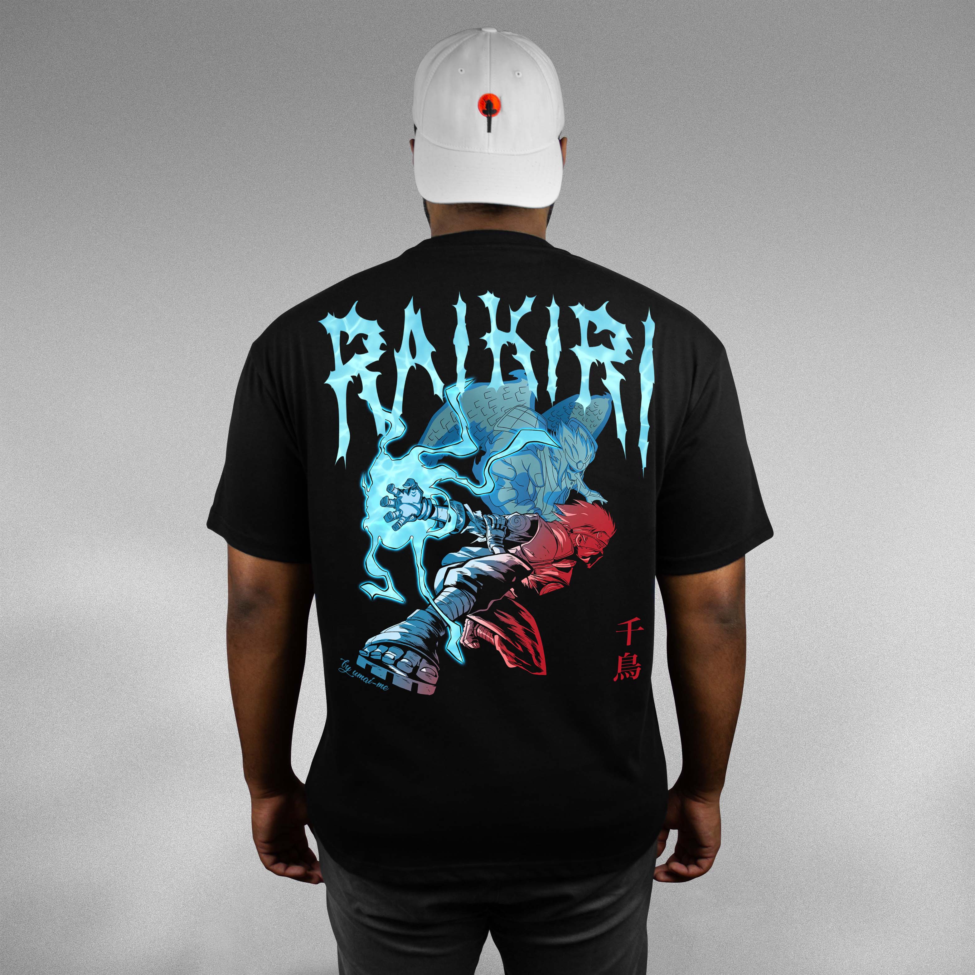 Kakashi Raikiri X Gym V5 Heavy Oversize Shirt - Backprint
