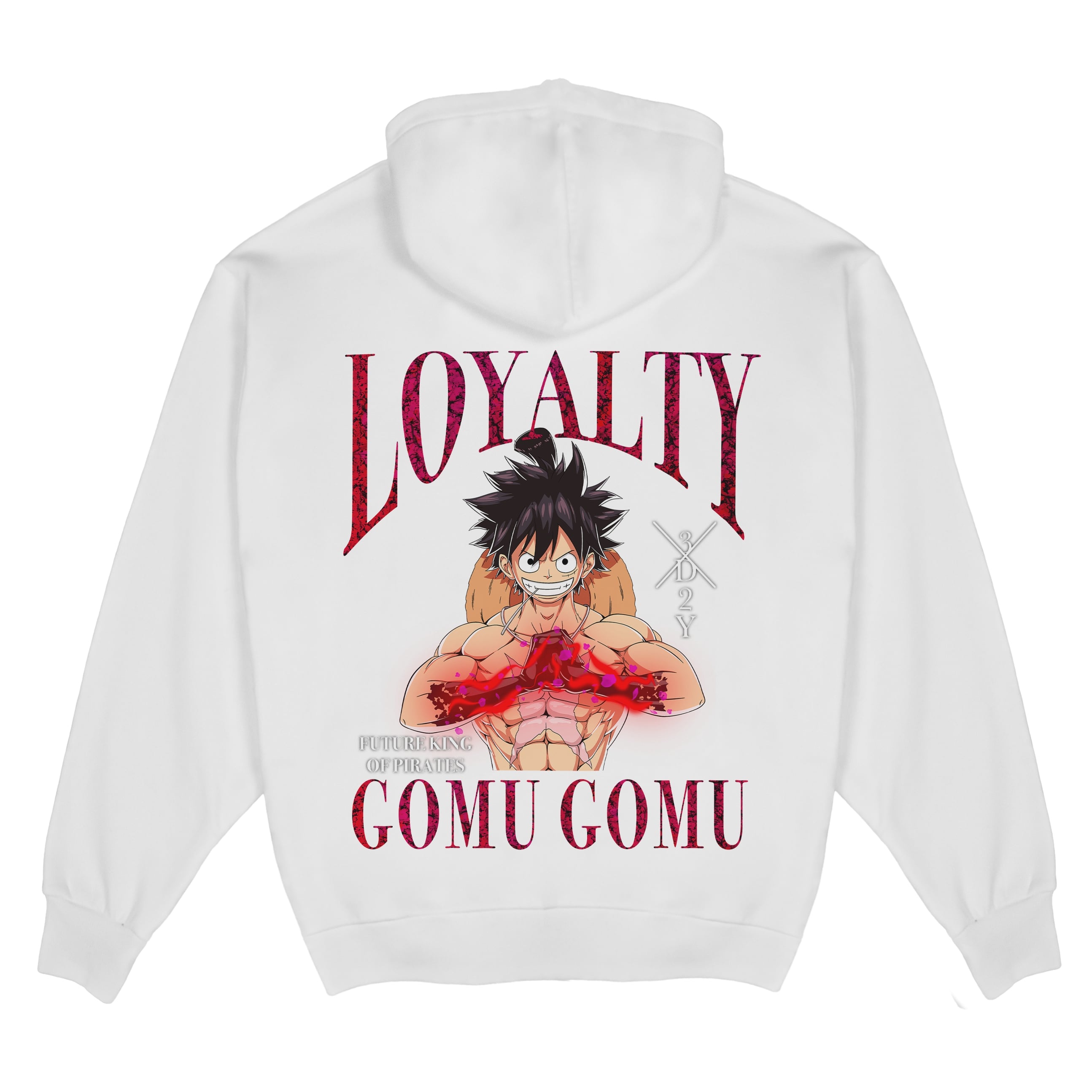 Luffy Loyalty X Gym V3 - Heavy Cotton Oversize Hoodie SALE