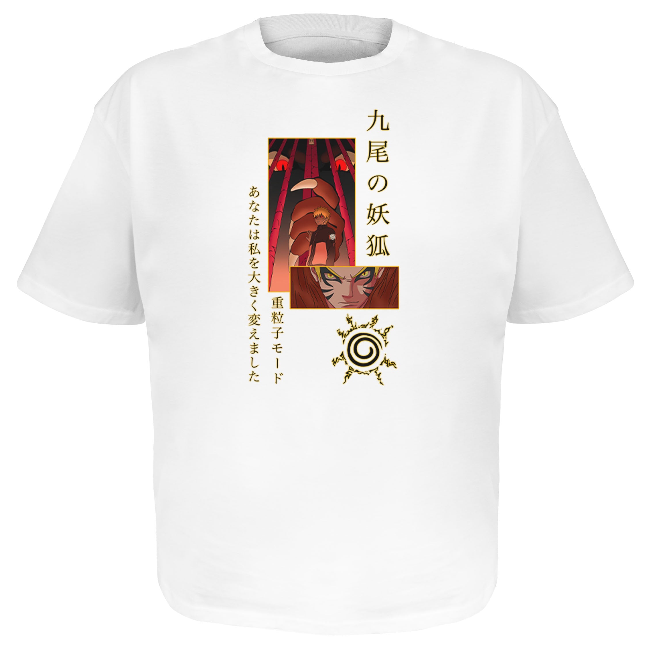 Naruto Seal Heavy Oversize Shirt - Frontprint