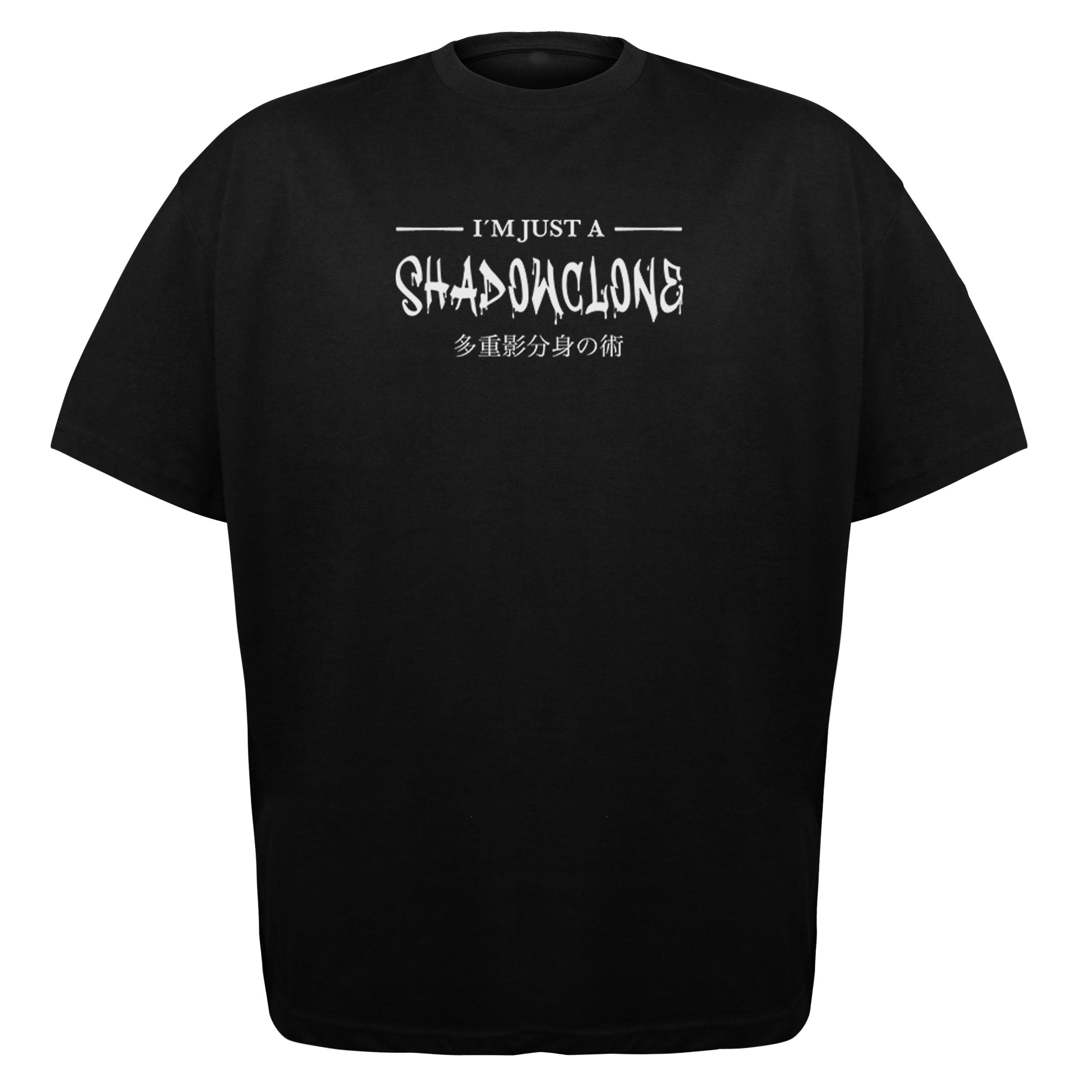 Naruto Shadowclone X Classic V1 Heavy Oversize Shirt - Front-Backprint