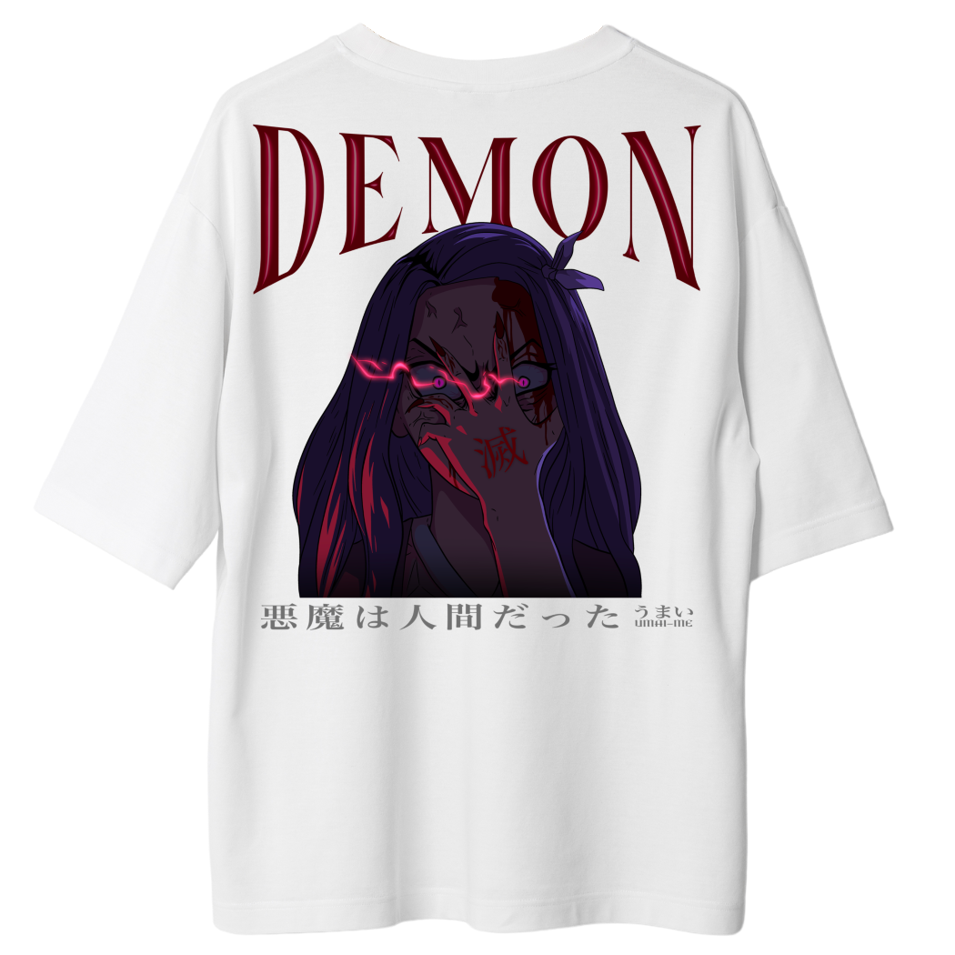 Nezuko Demon X Gym V6 Oversize Shirt - Backprint