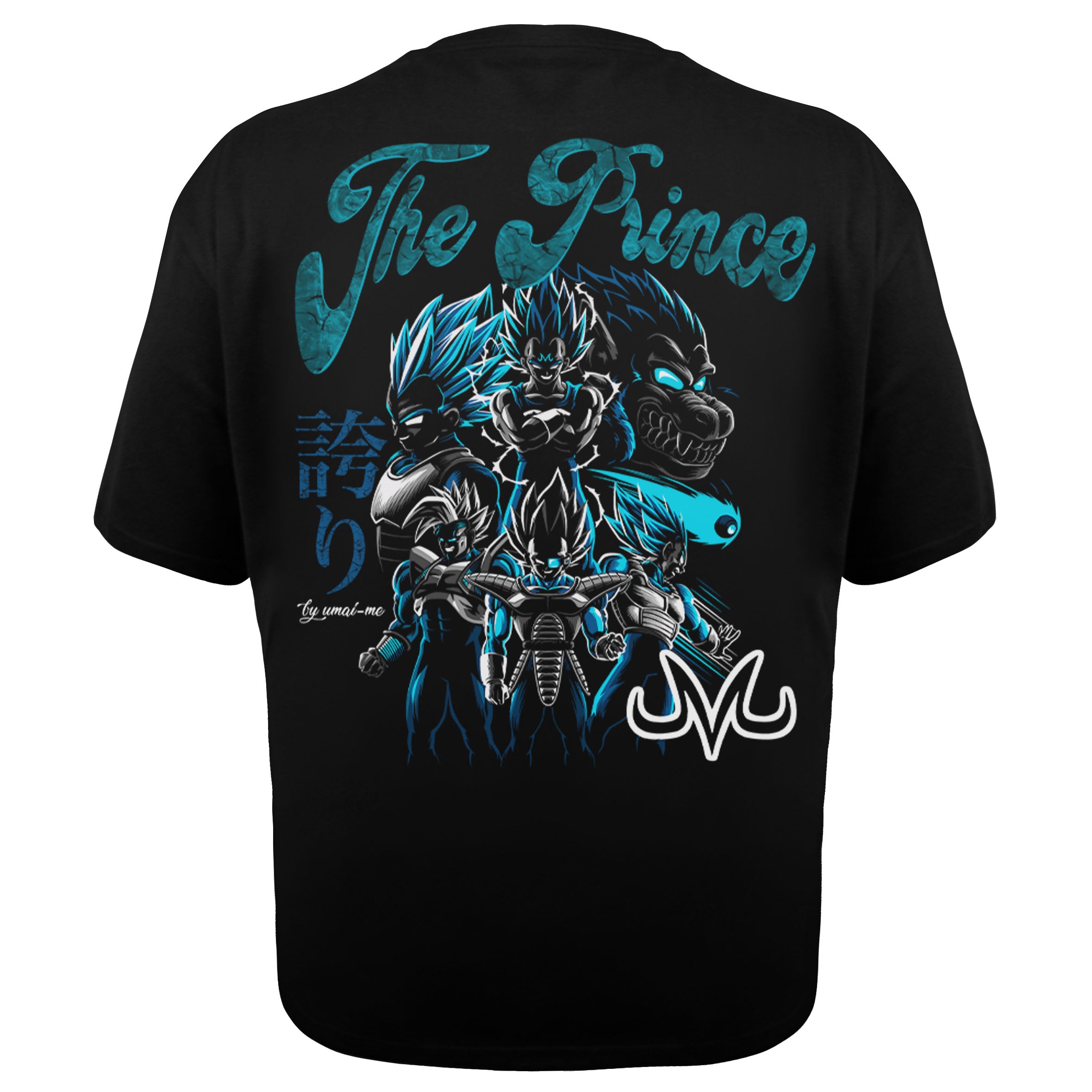 Vegeta The Prince X Gym V4 Heavy Oversize Shirt - Backprint