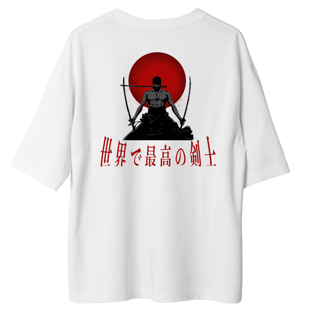 Zoro Sword-Master X Gym V1 Frontprint - Oversize Shirt SALE