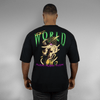 Laden Sie das Bild in den Galerie-Viewer, T-Shirt Dio The World X Gym V3 Backprint - Oversize Shirt