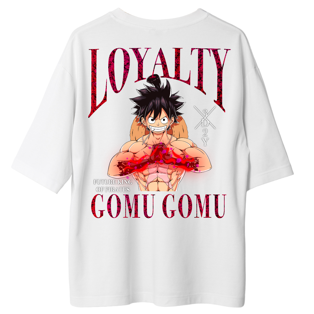 T-Shirt Luffy Loyalty X Gym V3 Oversize Shirt - Backprint