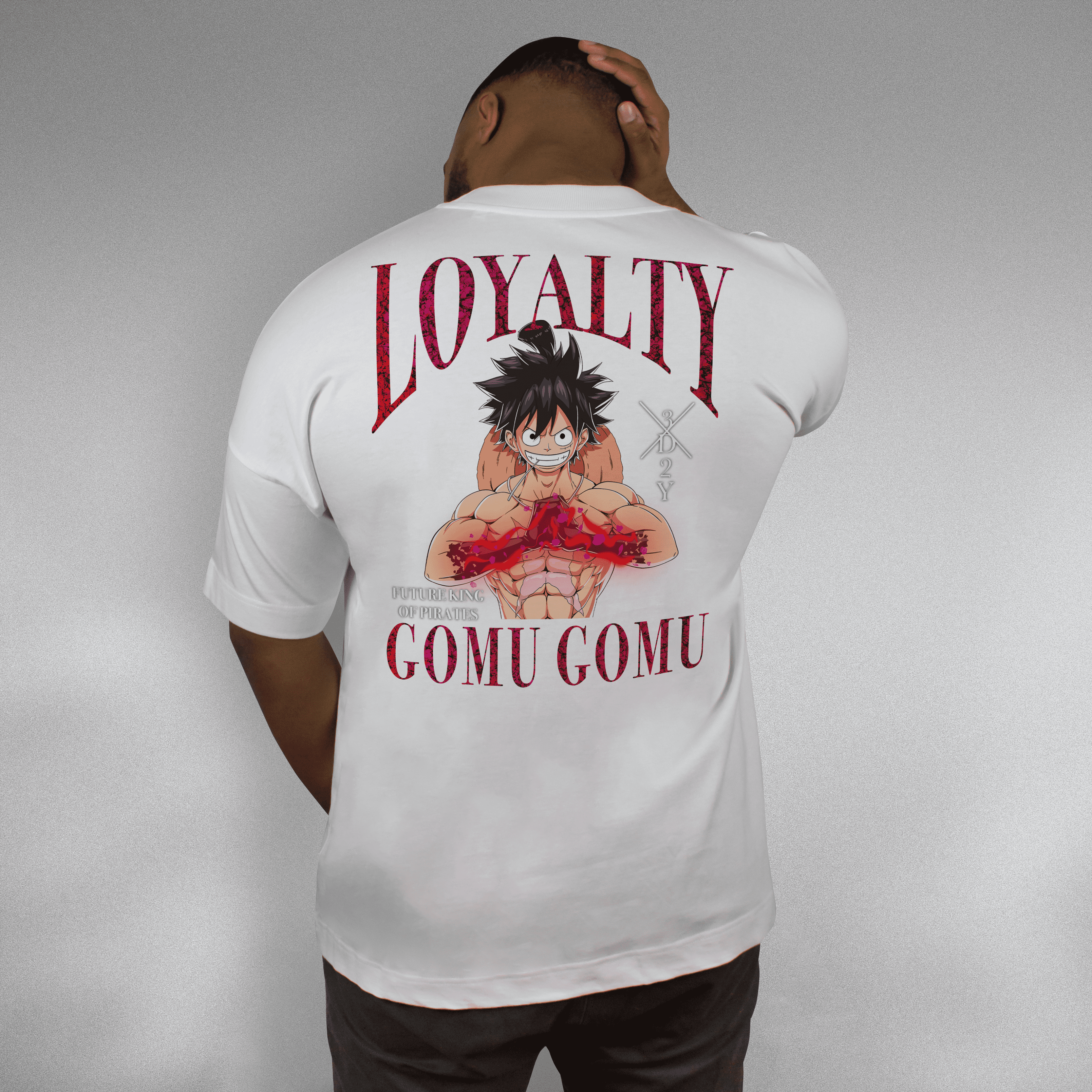 T-Shirt Luffy Loyalty X Gym V3 Oversize Shirt - Backprint